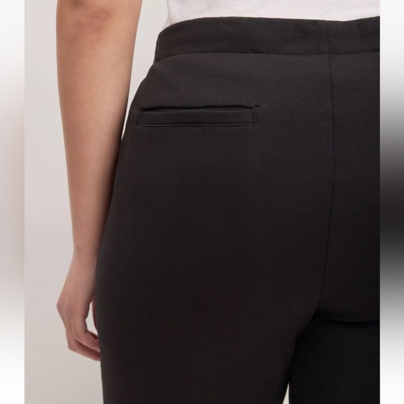 Everlane The Dream Pant Pintuck Pull On Pants Tapered Black Womens Small - Picture 8 of 11